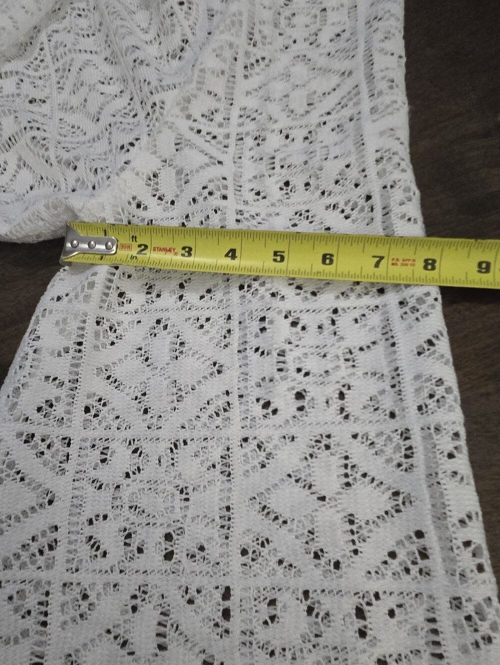 Cato White Lace Peplum Blouse Resortwear, Festival, White Night, Cruise Cover Up - Picture 5 of 13